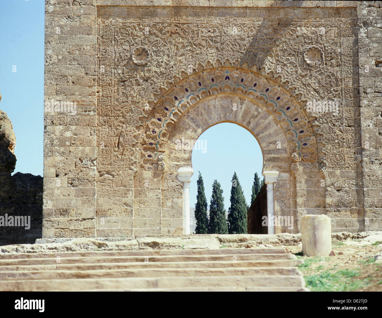 The gateway into the courtyard of the ruined mosque of alMansura is