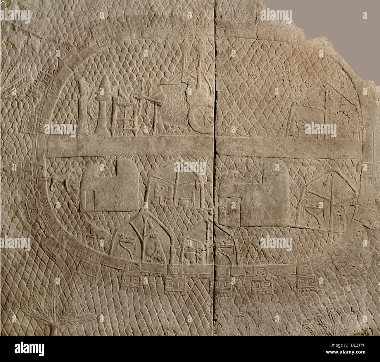 Stone Relief Nineveh Palace High Resolution Stock Photography and