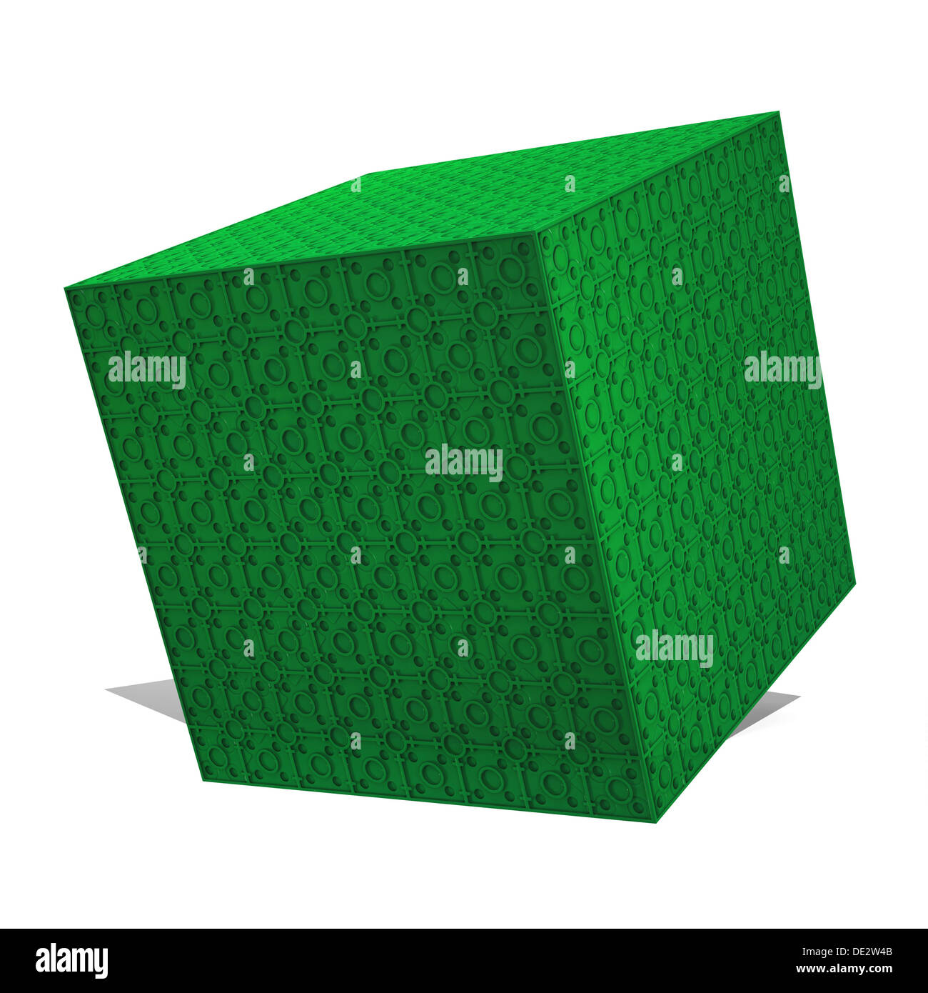 A close up shot of a 3d box pattern Stock Photo - Alamy