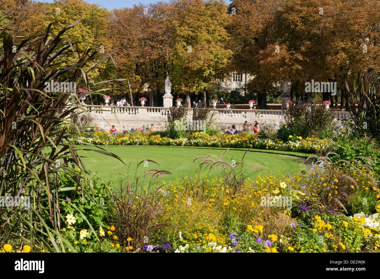 Jardin du luxembourg paris france stock photo alamy