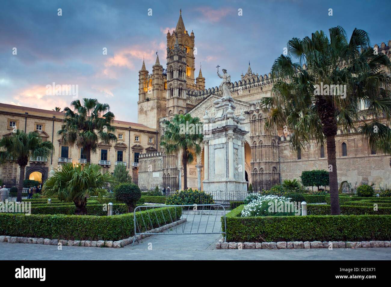 The Cathedral of Palermo in the City of Palermo, Sicily. Stock Photo