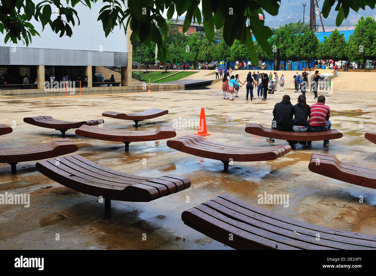 Parque De Los Deseos Planetario In Medellin Department Of Stock Photo Alamy