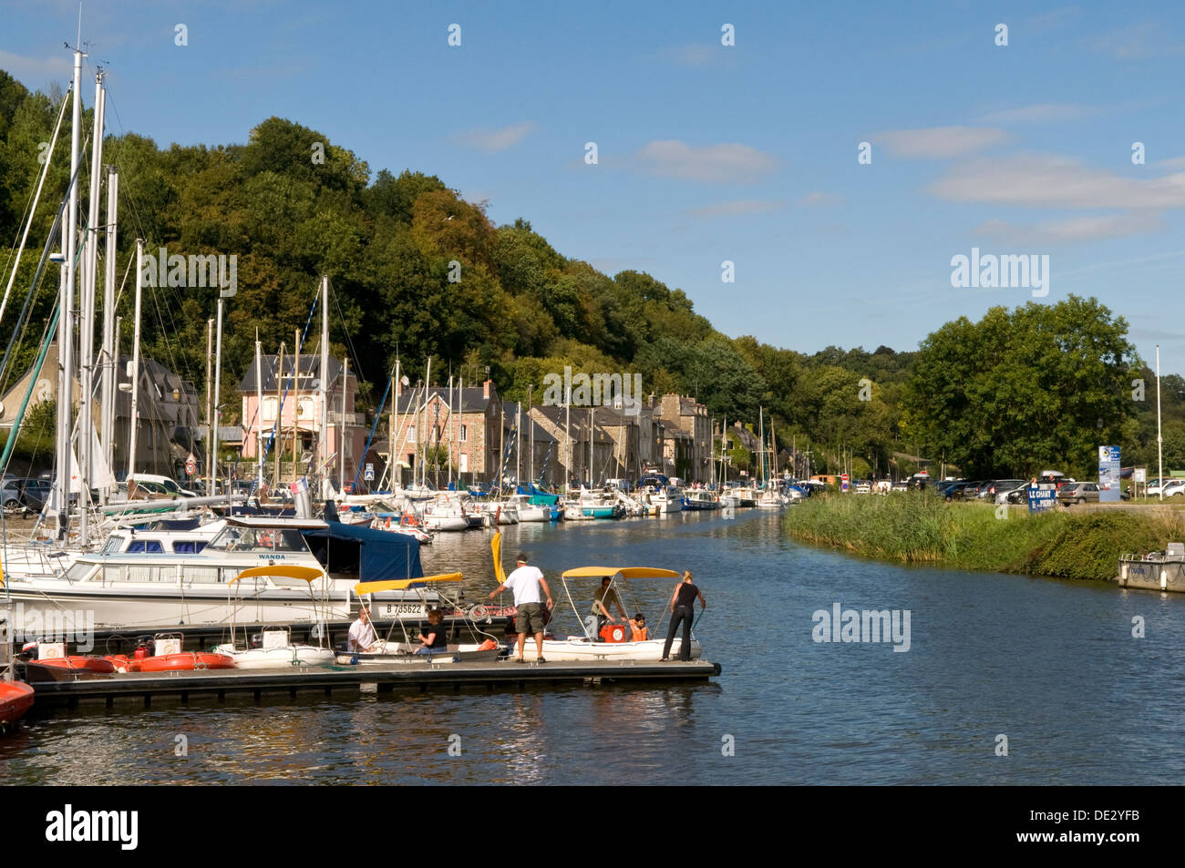 Dinant Port Port of Dinan, Brittany, France Stock Photo - Alamy