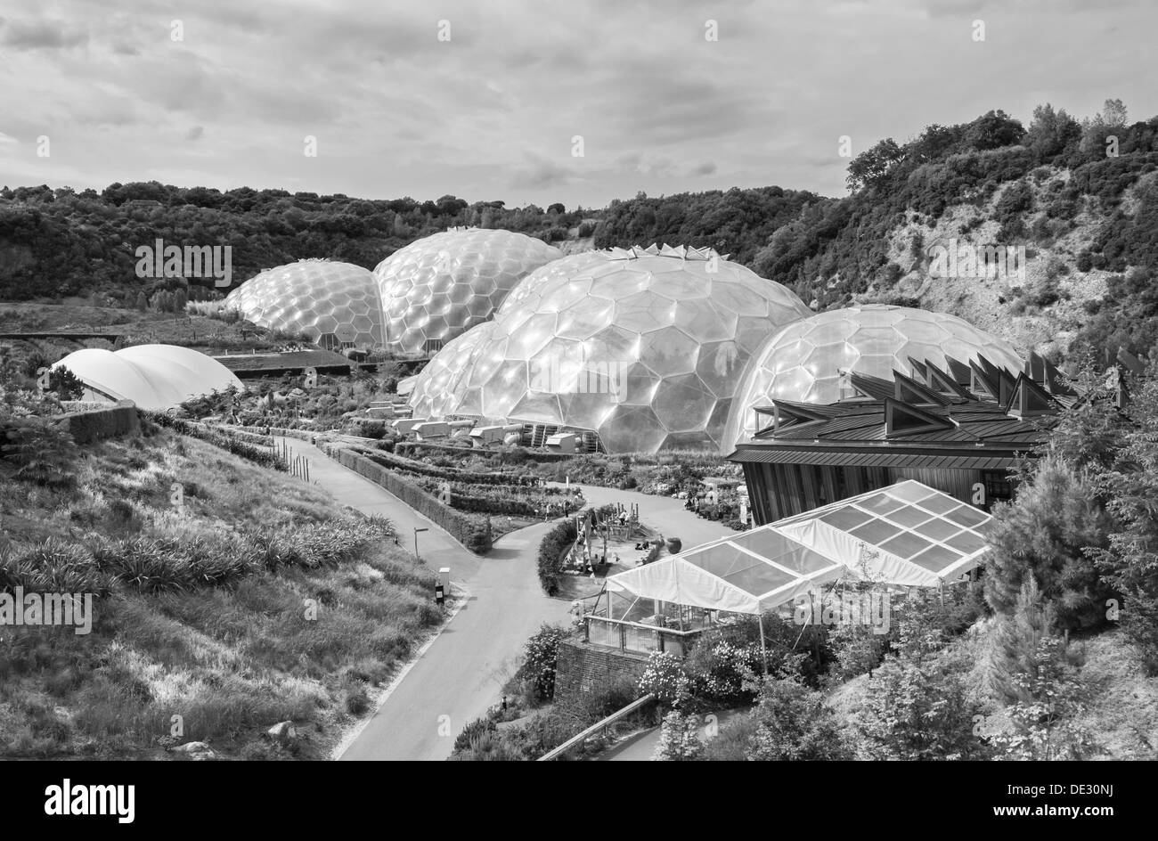 Great Britain, England, Cornwall, St. Austell, Eden Project Stock Photo