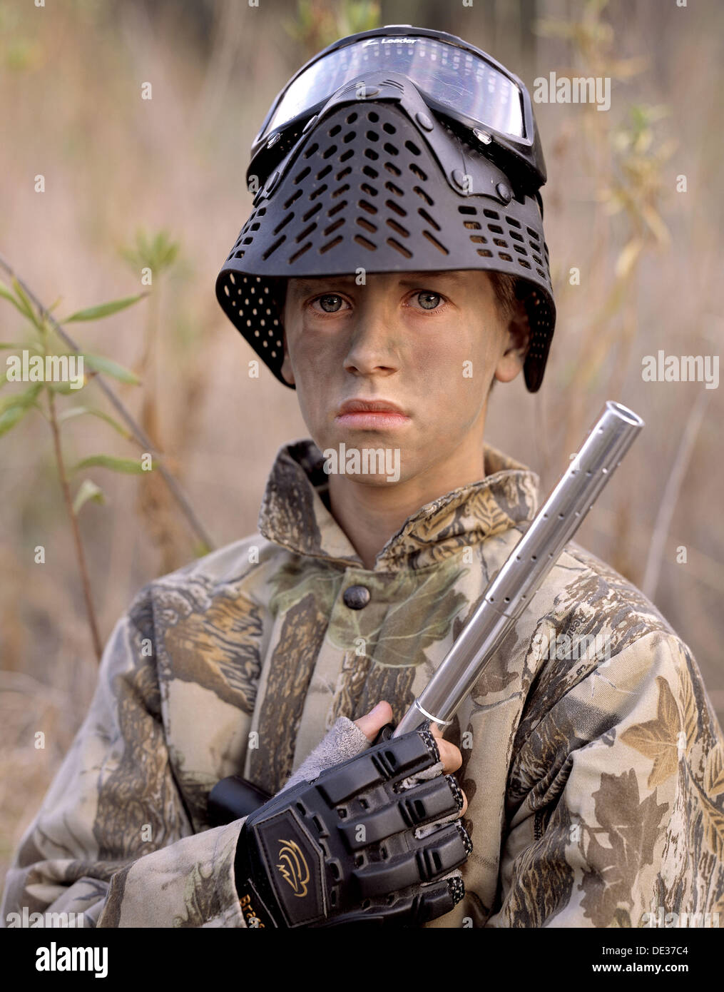 Paintball gear hires stock photography and images Alamy