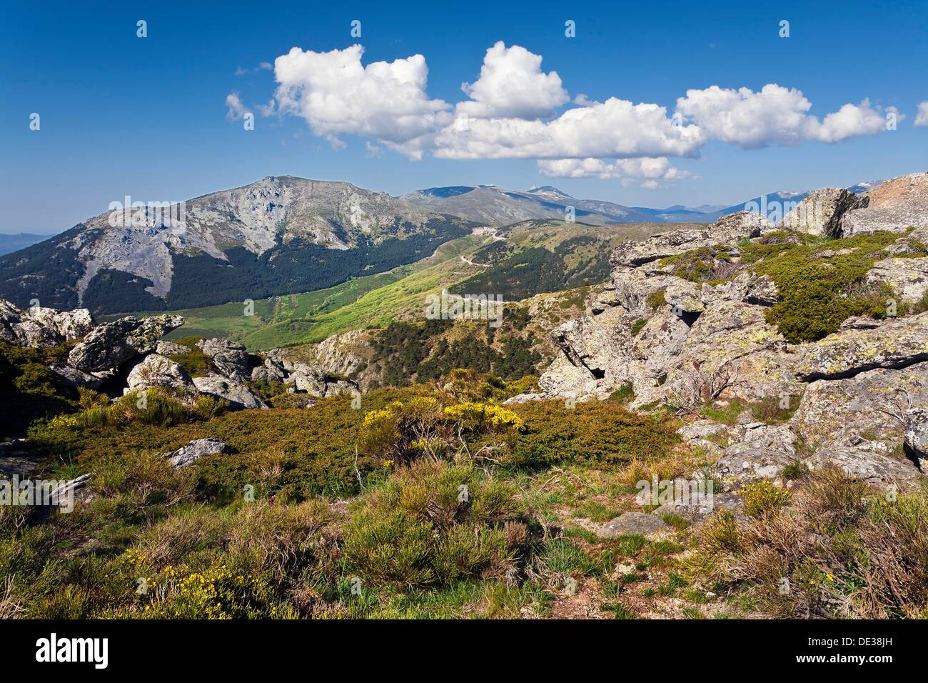 Najarra Peak In The Sierra De Guadarrama From Perdiguera Hill In Stock Photo Alamy
