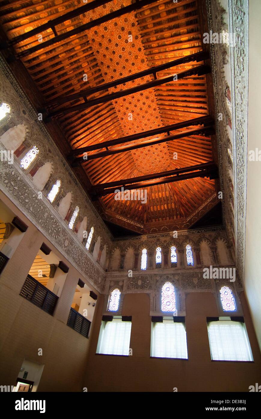 Details Transito Synagogue. Toledo. Castilla la Mancha. Spain. Stock Photo