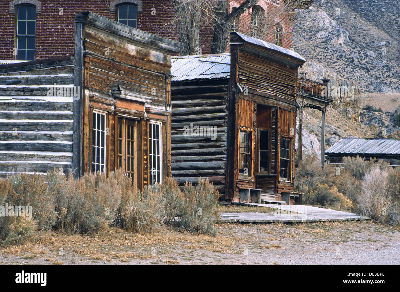 Bannack ghost town, Montana, USA Stock Photo - Alamy