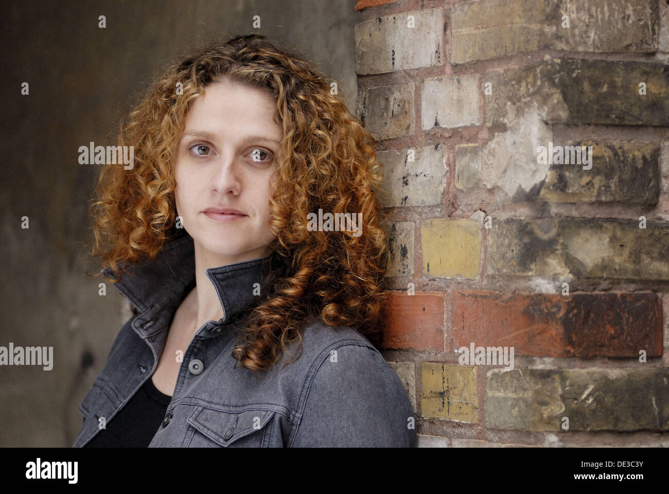 Woman, ethnic background half Basc (Spanish), half English Stock Photo