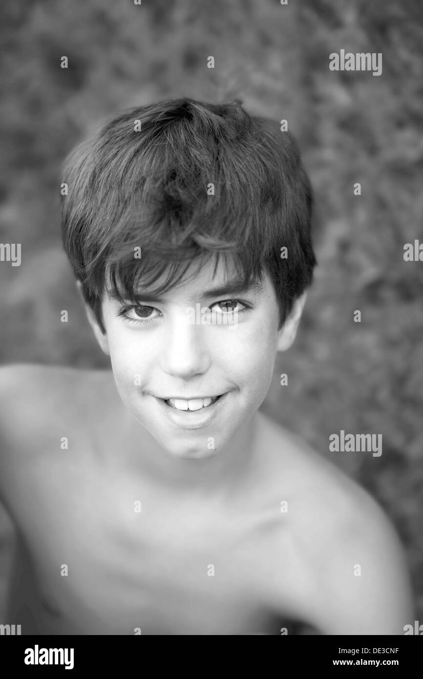 11 year old boy Stock Photo Alamy