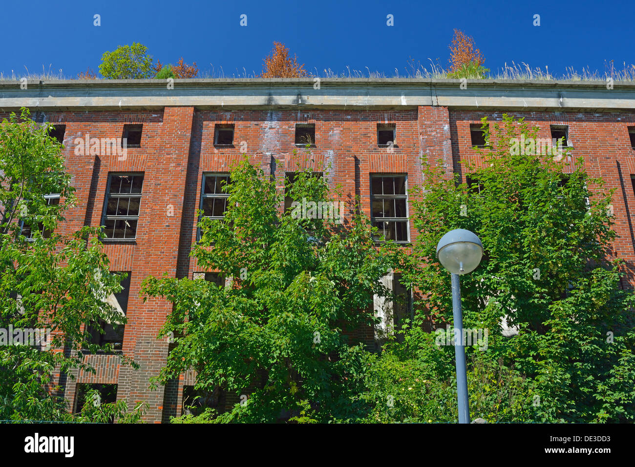 Ruin of Hitler´s liquid oxygen factory, Peenemuende, Usedom Island, Germany Stock Photo