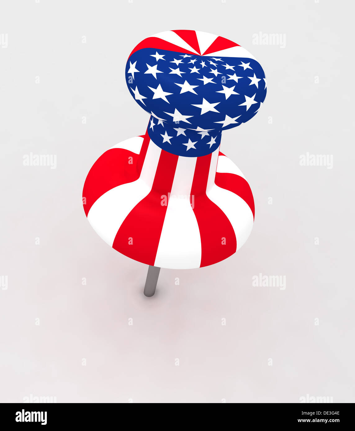 Thumbtack isolated on white background Stock Photo Alamy