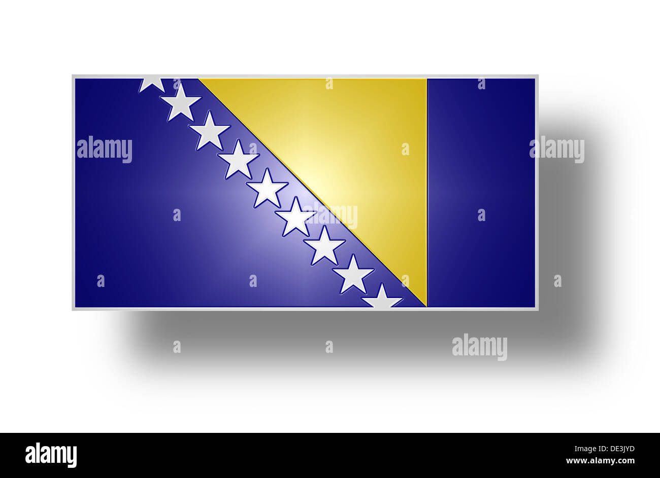 Bosnia herzegovina war flag bosnia hi-res stock photography and images ...