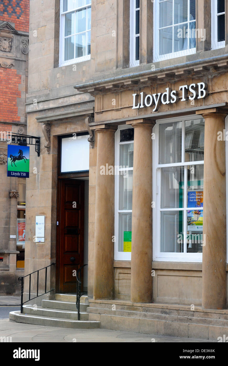 A Lloyds TSB bank in Chester. Stock Photo