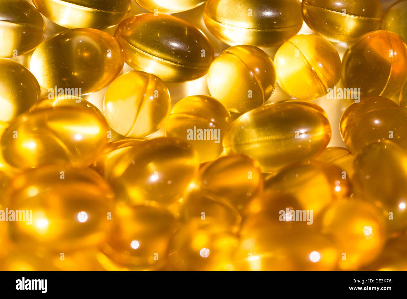 Cod liver oil capsules Vitamin d Stock Photo Alamy