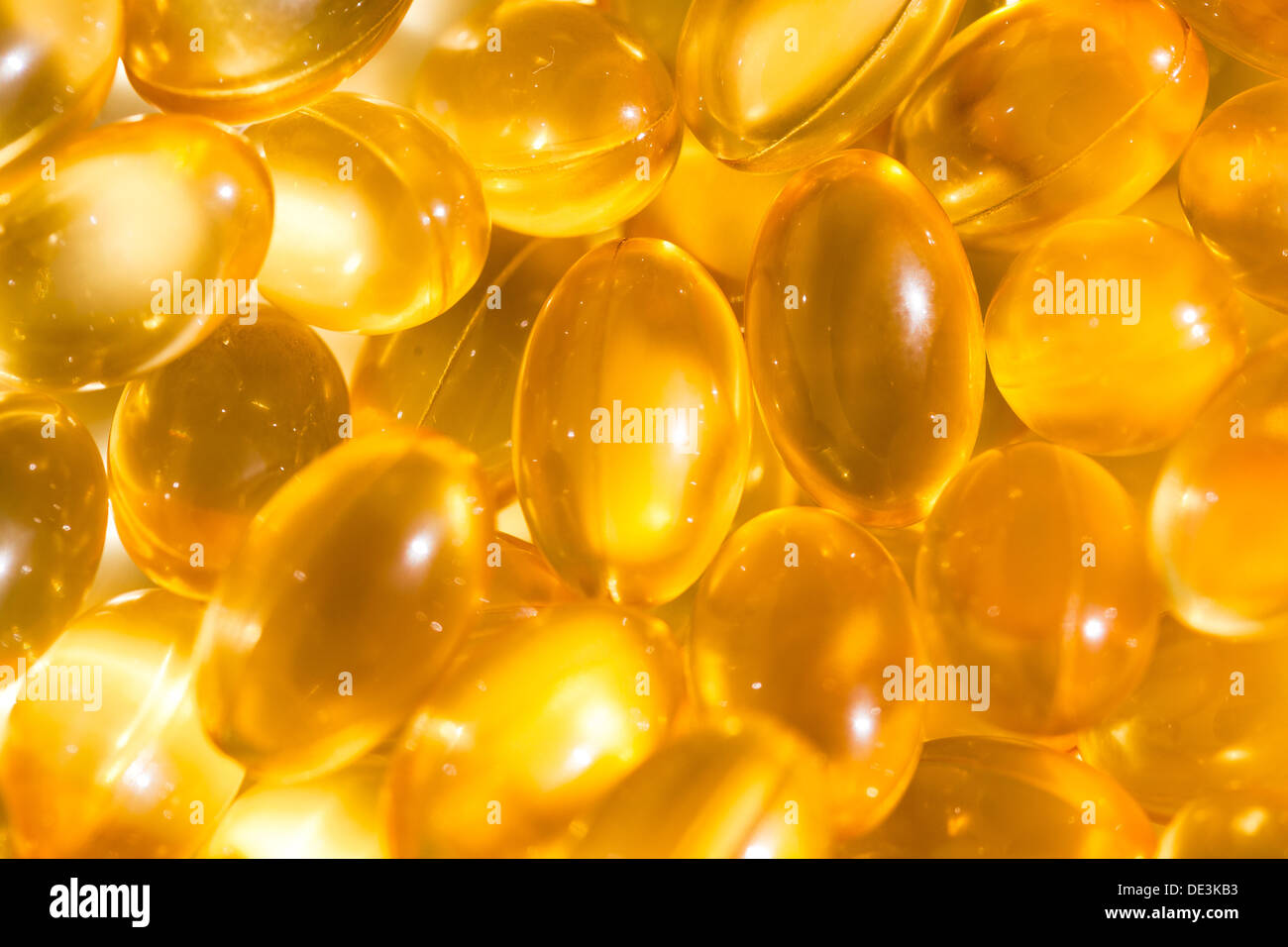 Cod liver oil capsules Vitamin d Stock Photo Alamy
