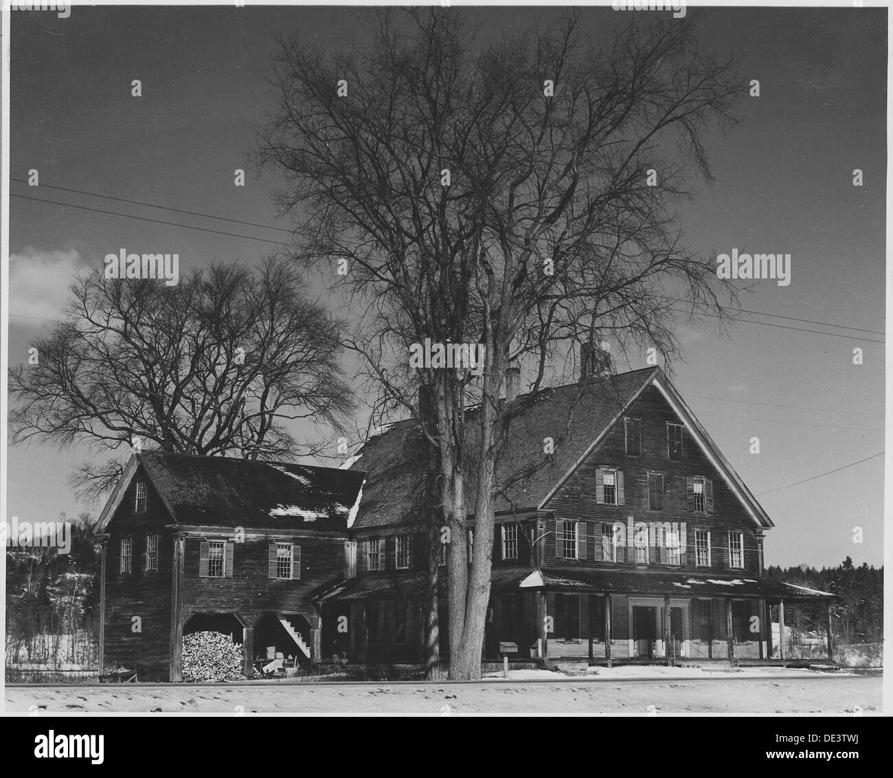 Landaff, Grafton County, New Hampshire. This house is located on the main highway running from Wood- . . . 521519 Stock Photo