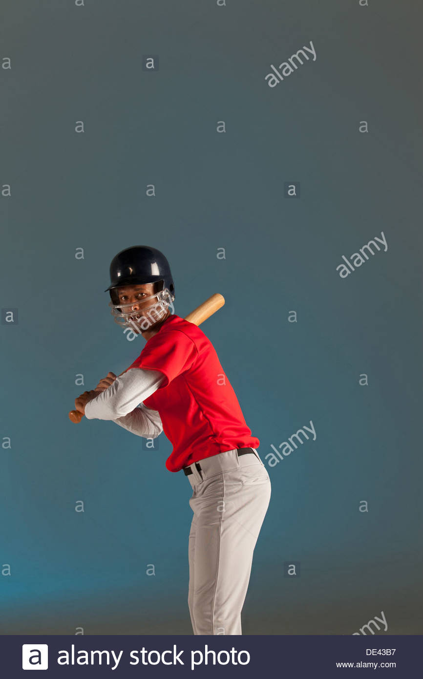 Baseball Player Holding Bat Stock Photos & Baseball Player Holding Bat
