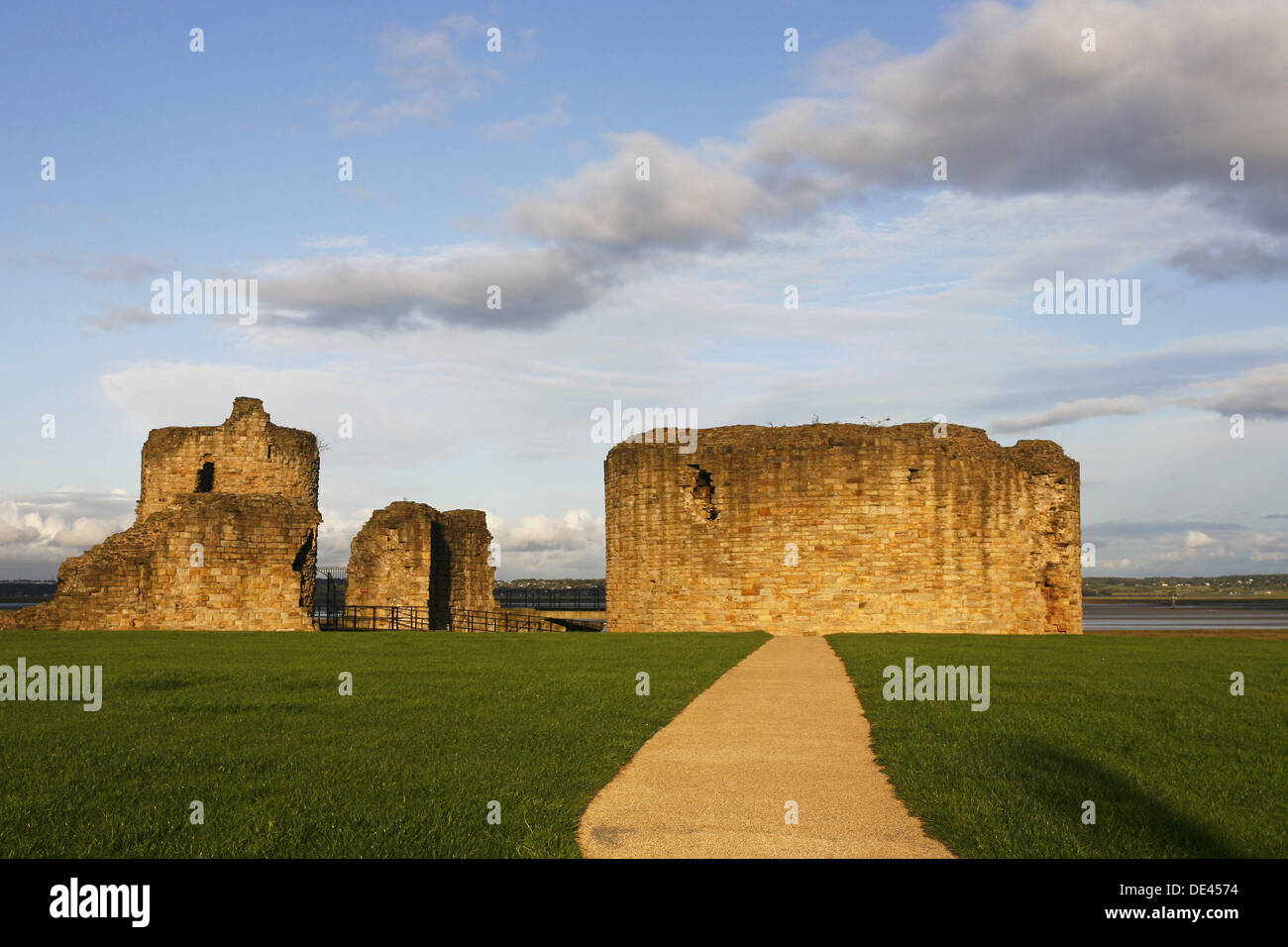 Flint Castle, Flint, North Wales Stock Photo Alamy