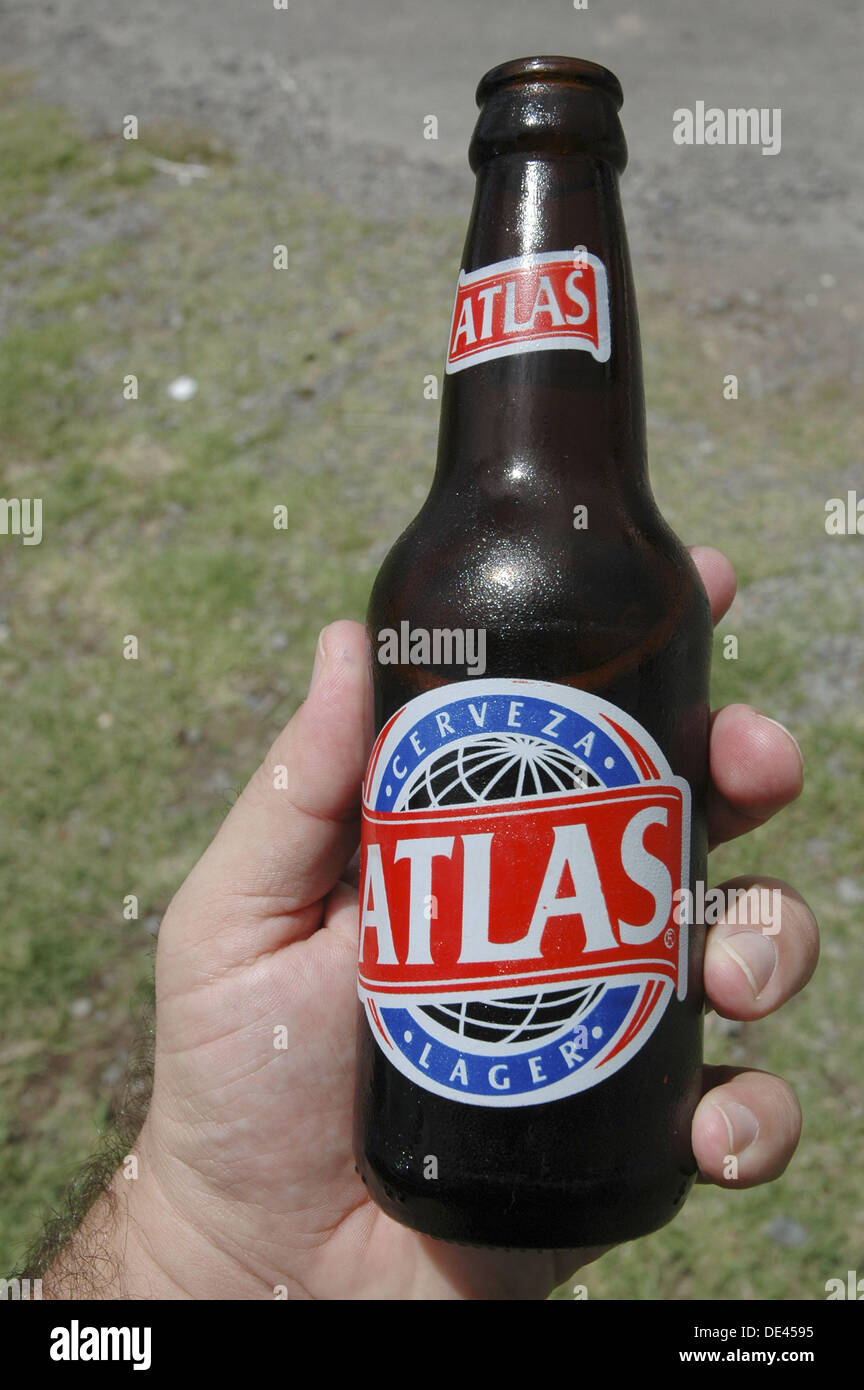 Panama, Atlas beer Stock Photo Alamy