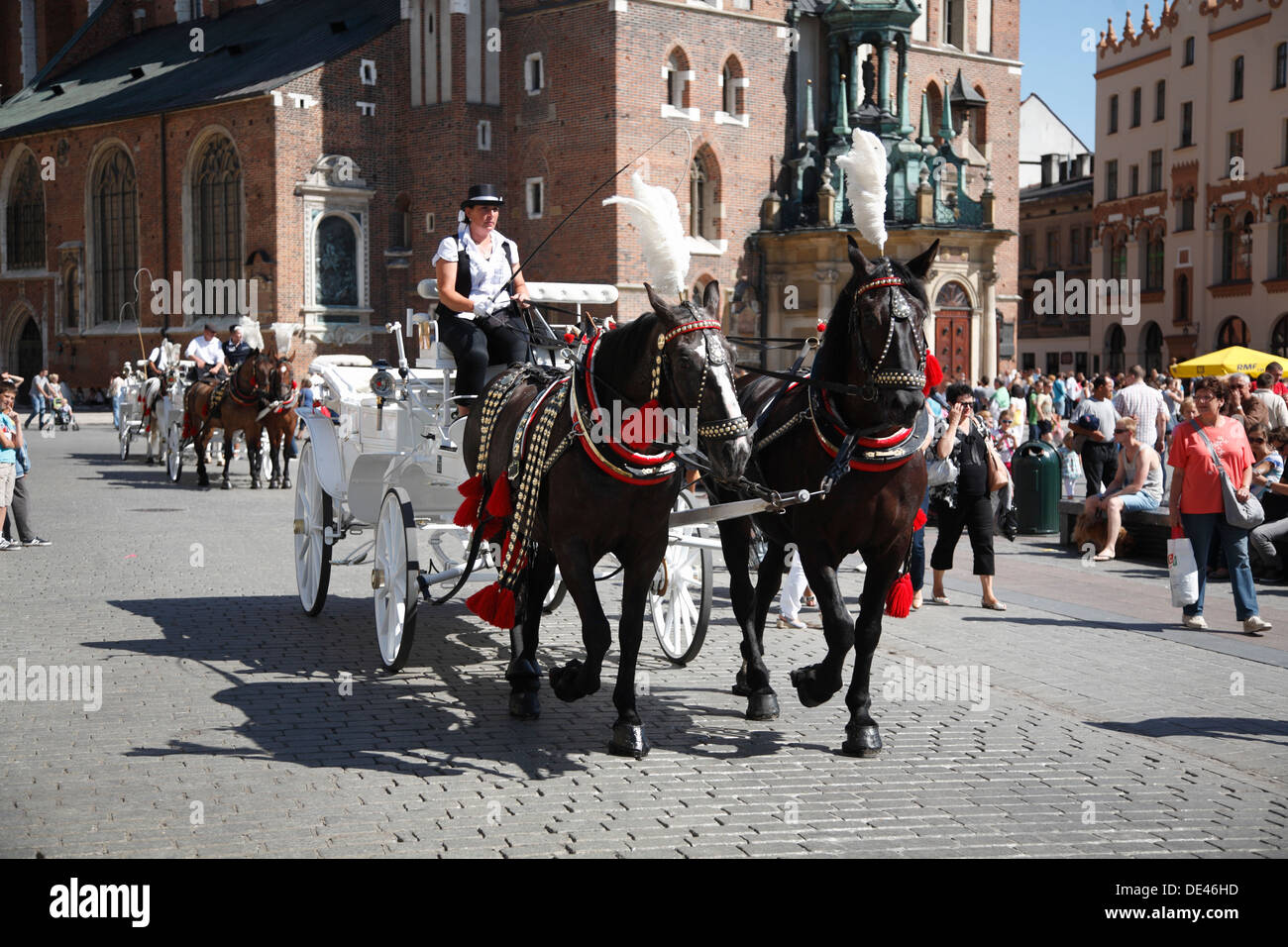 Krakow horse carriage hi-res stock photography and images - Alamy