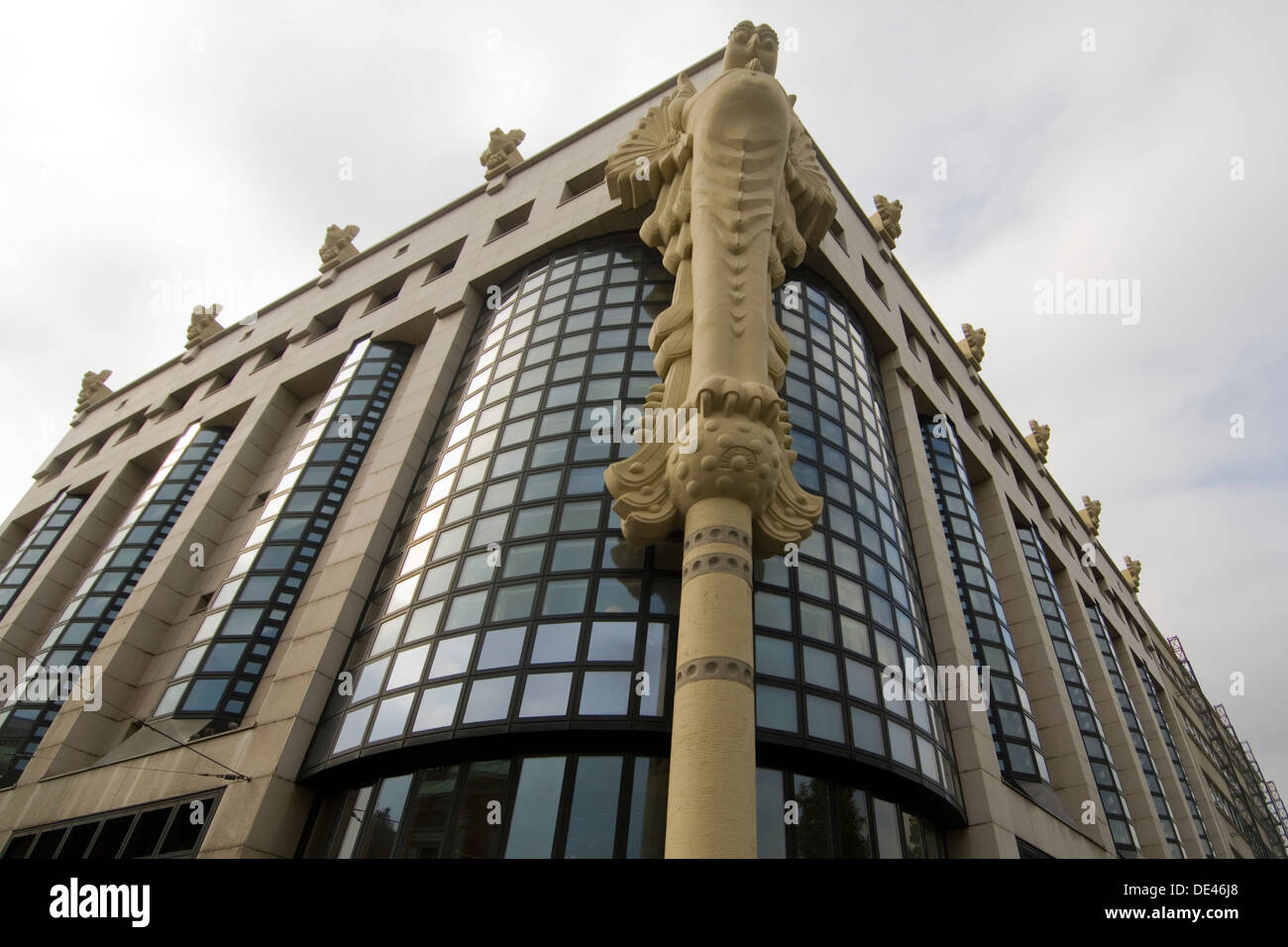 Österreich, Wien 4, Karlsplatz, Bibliotheksgebäude der Technischen Universität Stock Photo