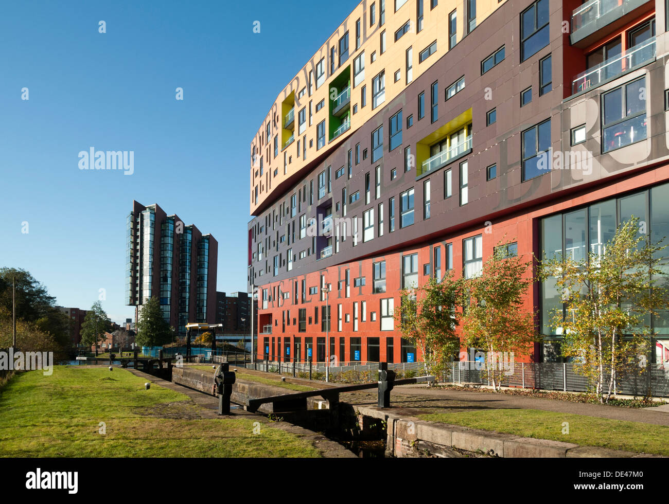Islington Wharf apartment building and the Chips building, beside the