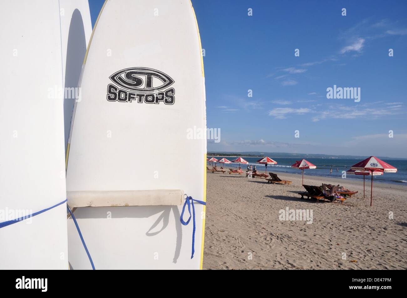 Kuta Beach (Bali, Indonesia) surfboard at the beach Stock Photo Alamy