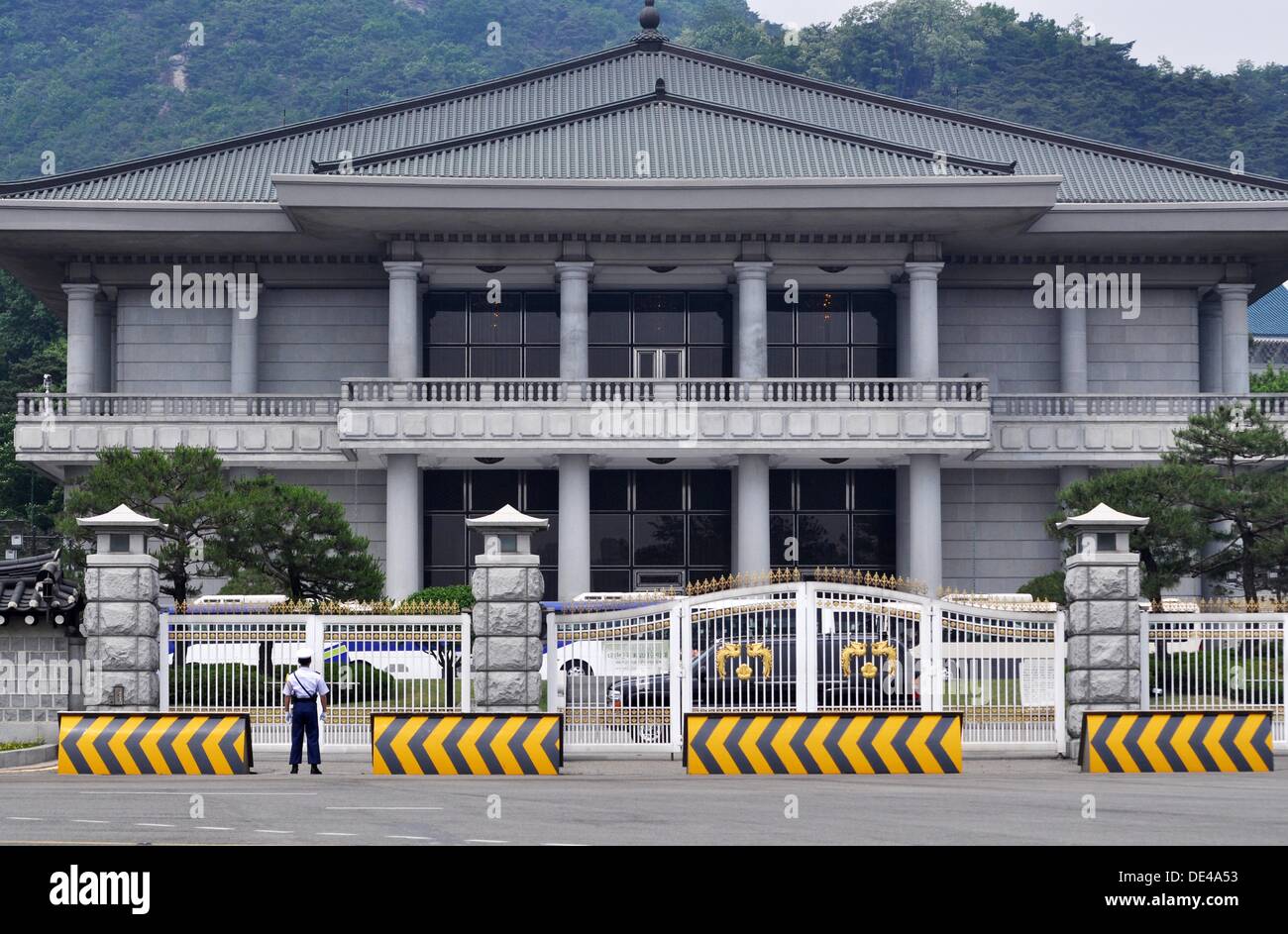 Seoul (South Korea) the Cheongwadae (Presidential Palace Stock Photo