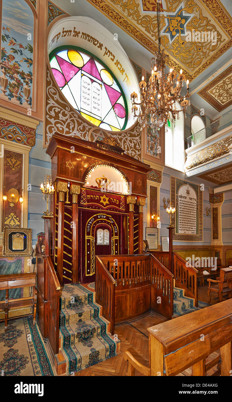 interior shot of synagogue, Tbilisi, Georgia Stock Photo