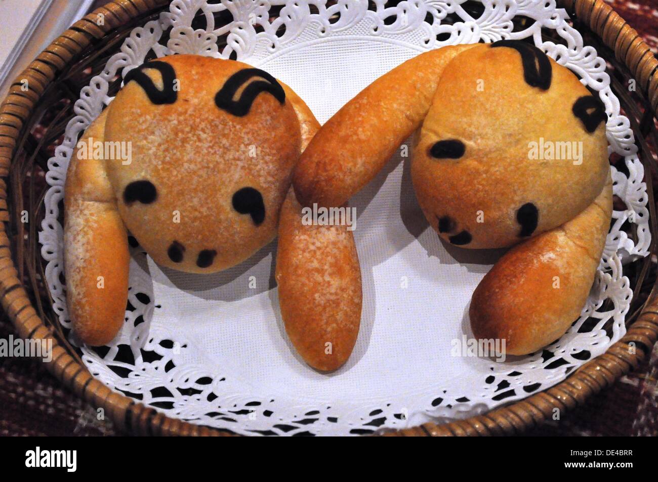 Naha Japan little sheepshaped cakes Stock Photo Alamy