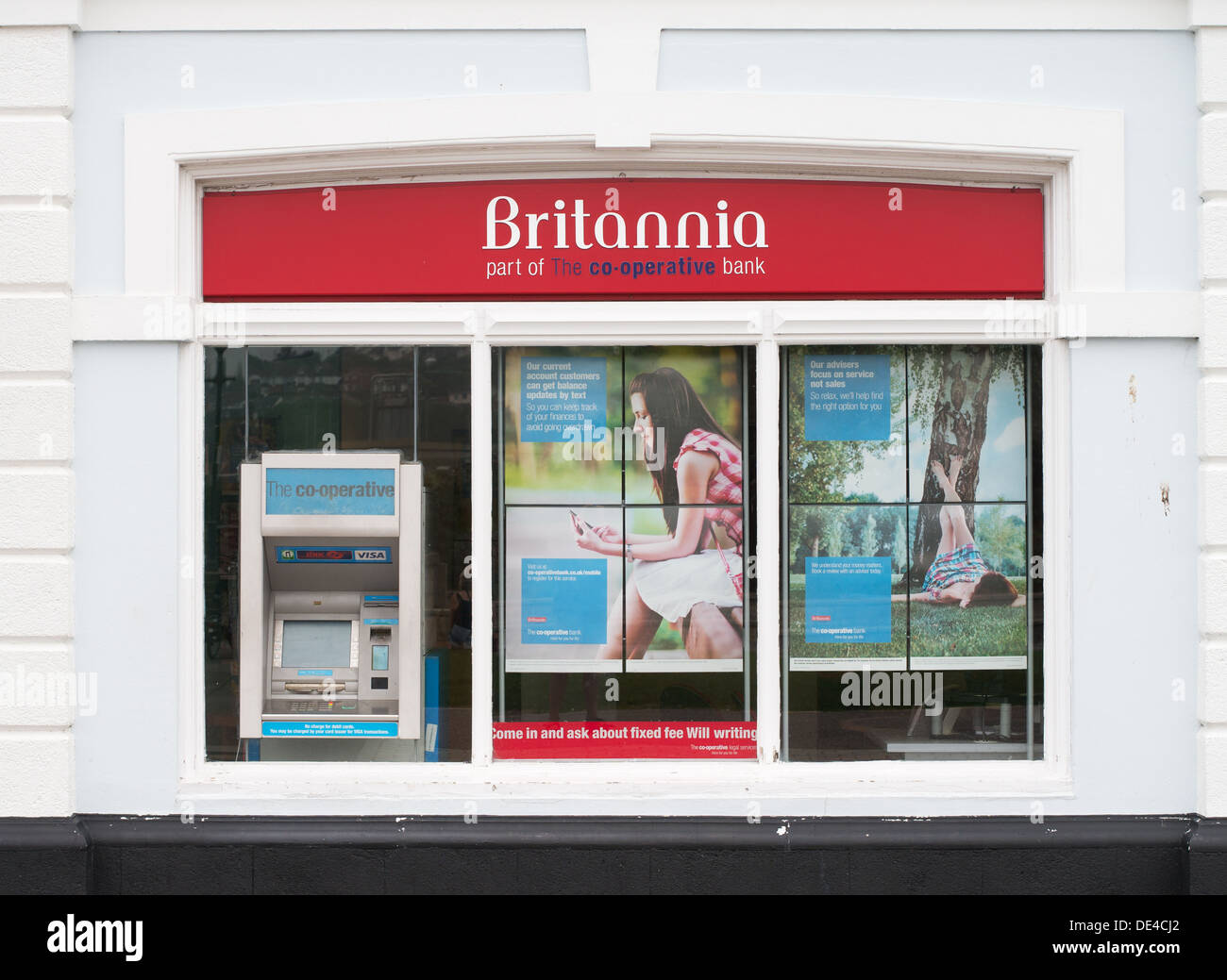 Britannia Building Society, Barnstaple, Devon, England, UK Stock Photo