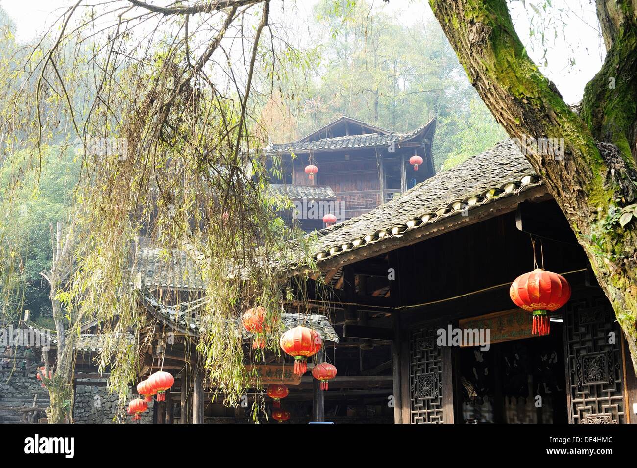 Tujia´s ancient house Stock Photo Alamy