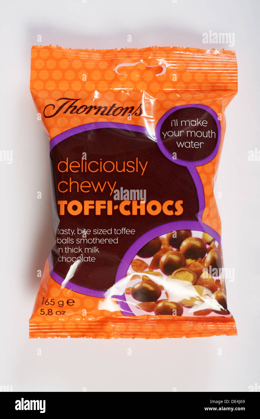 Thorntons Toffi-Chocs Stock Photo