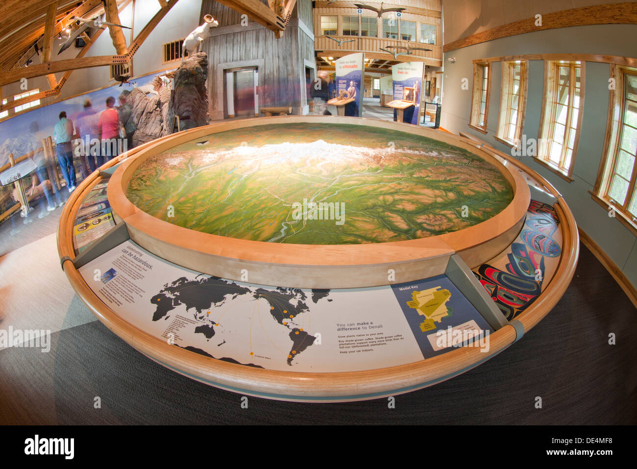 Visitor Center at Denali National Park and Preserve, Alaska, U.S.A