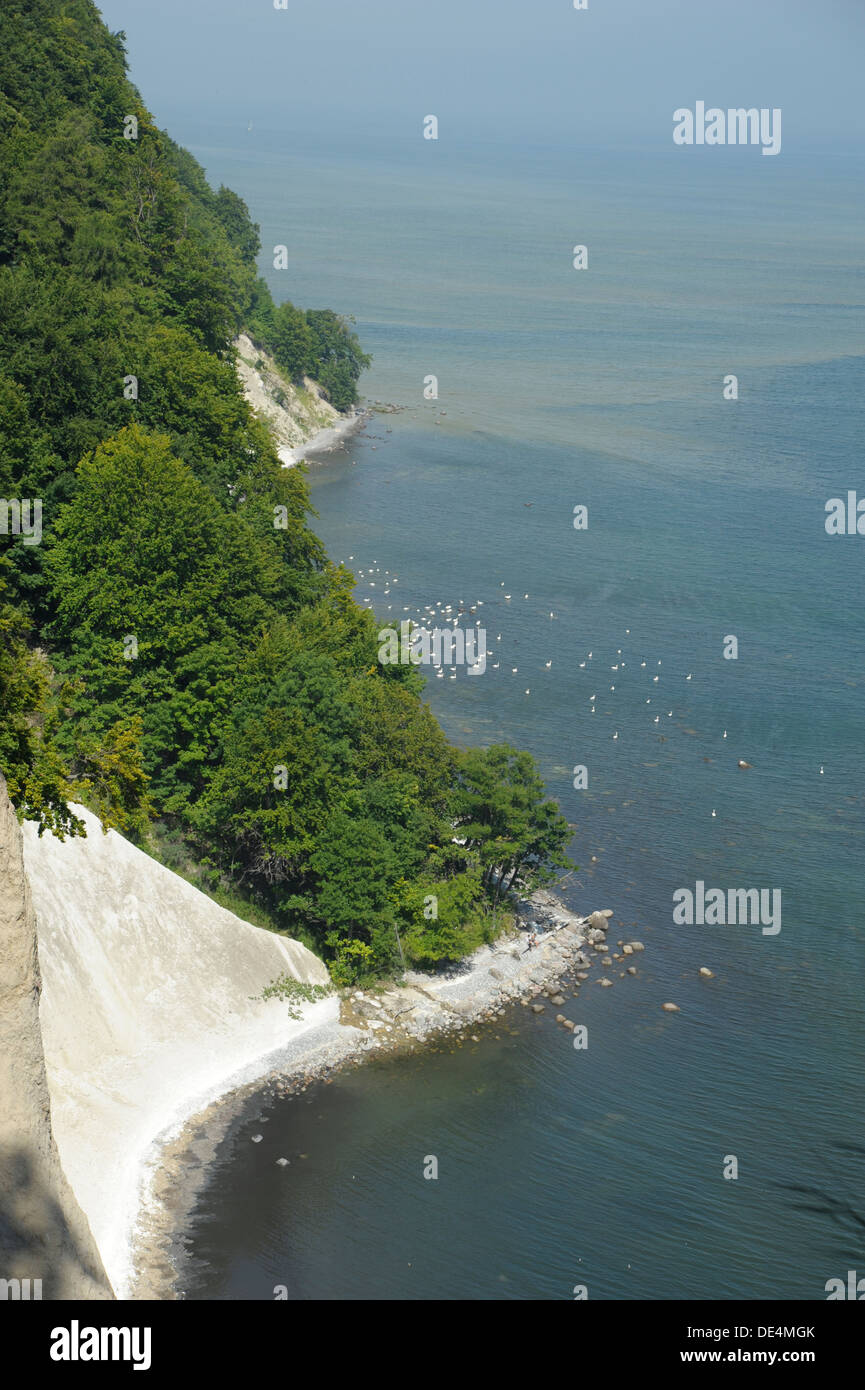 Jasmund, Kreidefelsen Stock Photo