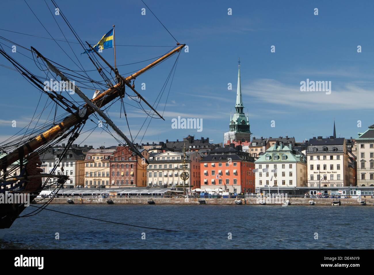 Stockholm  Old ship Götheborg. Stock Photo