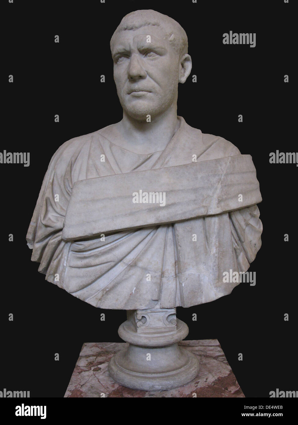 Bust of Philip the Arab, 3rd cen. AD. Artist Art of Ancient Rome