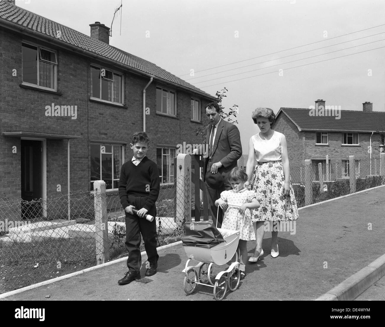 1960s family father mother son hi-res stock photography and images - Alamy