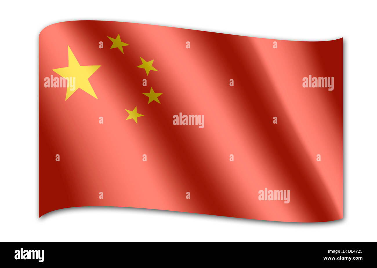 Flag of the People's Republic of China Stock Photo