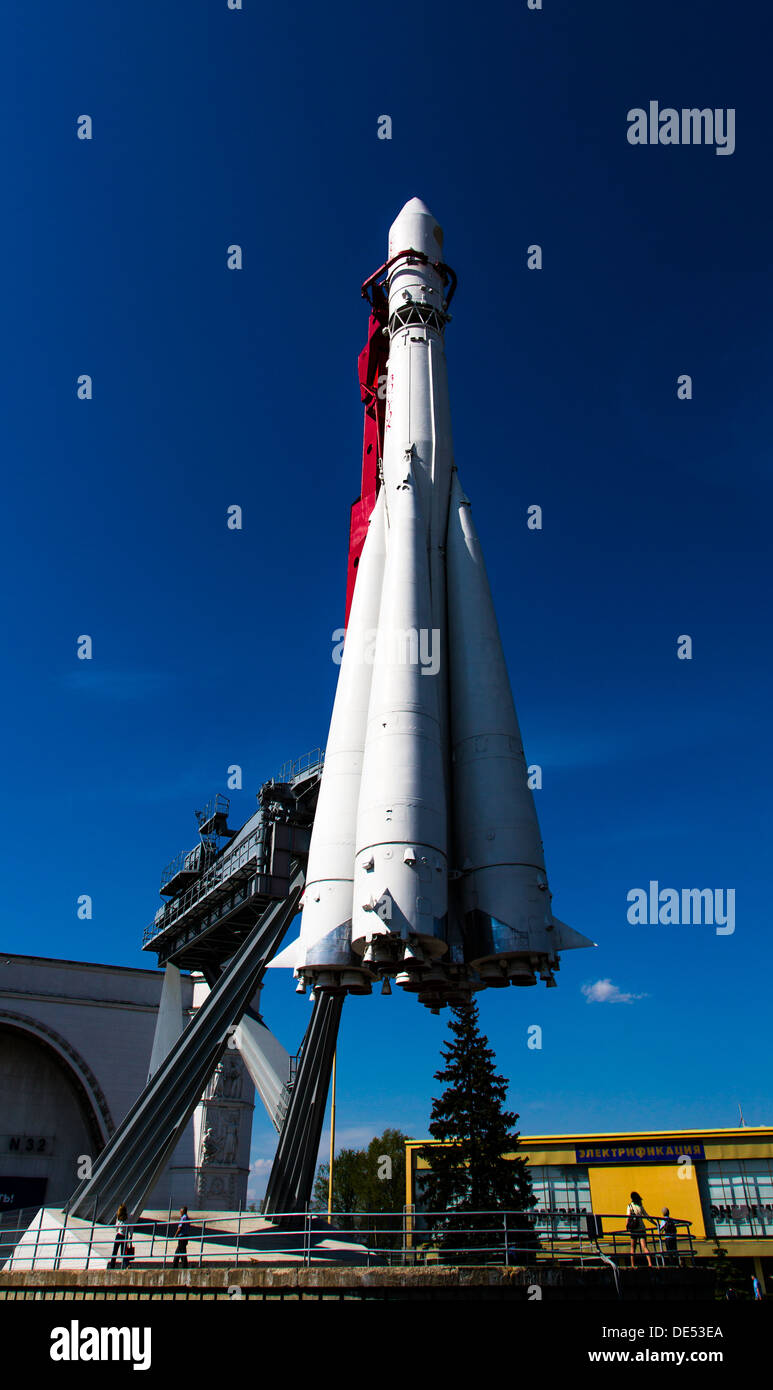 Soviet rocket Stock Photo