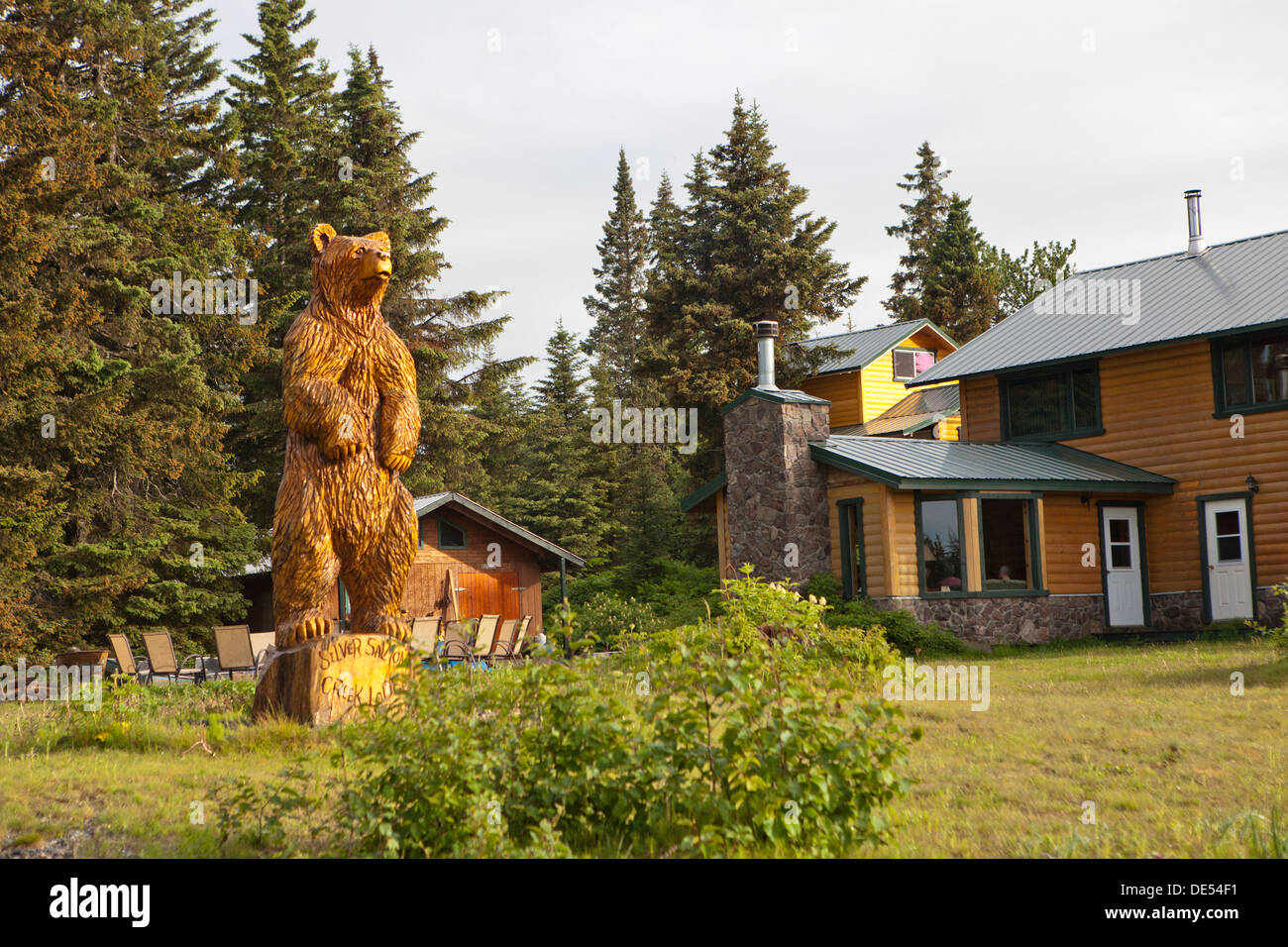 Silver Salmon Creek Lodge, Lake Clark National Park, Alaska, U.S.A