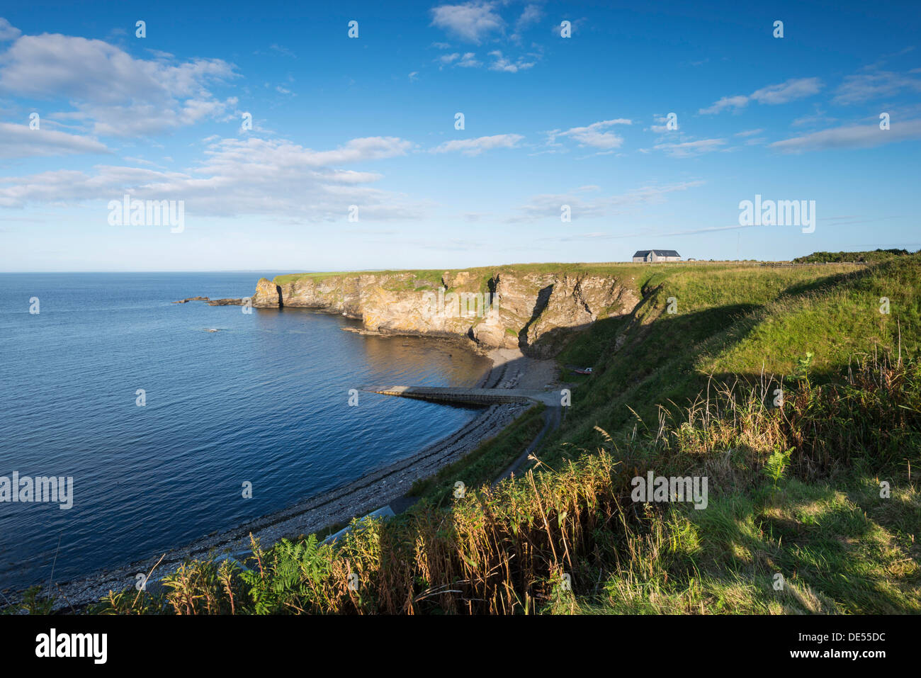 Cliff, Brough Bay near Dunnet Head peninsula, Caithness County, Scotland, United Kingdom, Europe Stock Photo