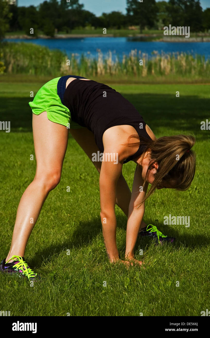 Girl Hamstrings Hamstrings hi-res stock photography and images - Alamy