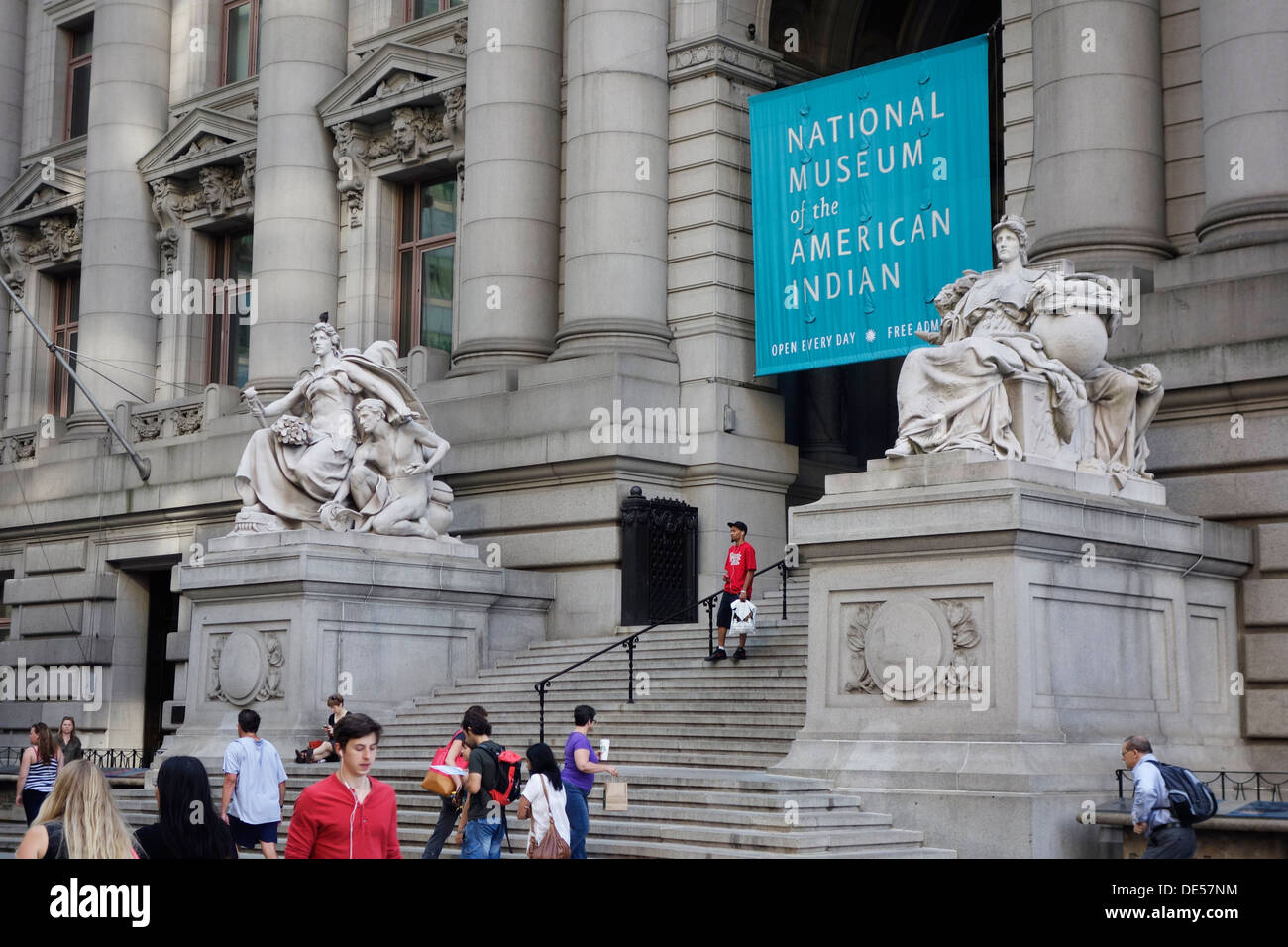 National Museum of the American Indian in NYC Stock Photo Alamy