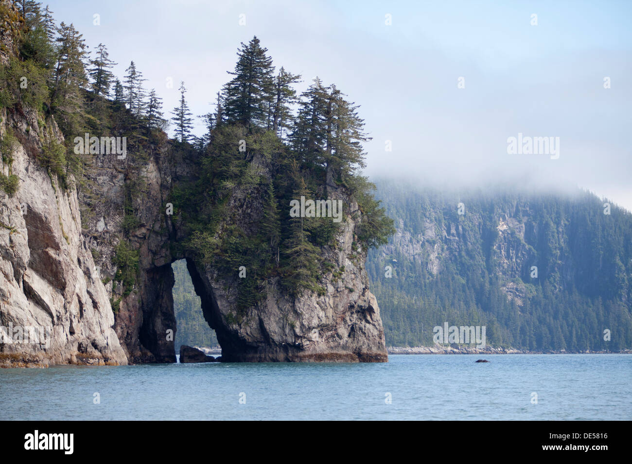 Holgate arm in Aialik bay, Kenai Fjords National Park, Alaska, U.S.A ...