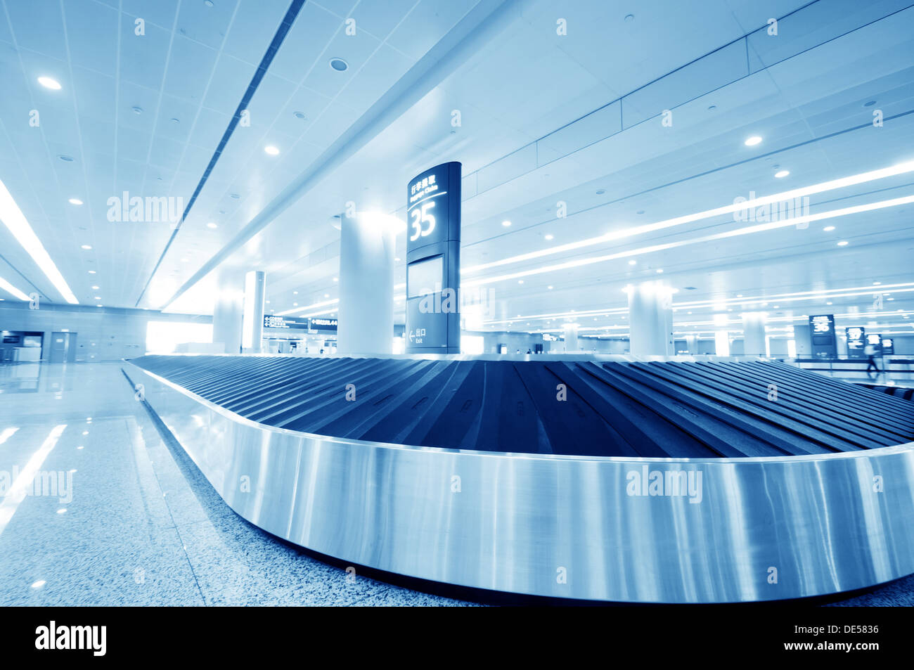 Baggage claim area Stock Photo Alamy