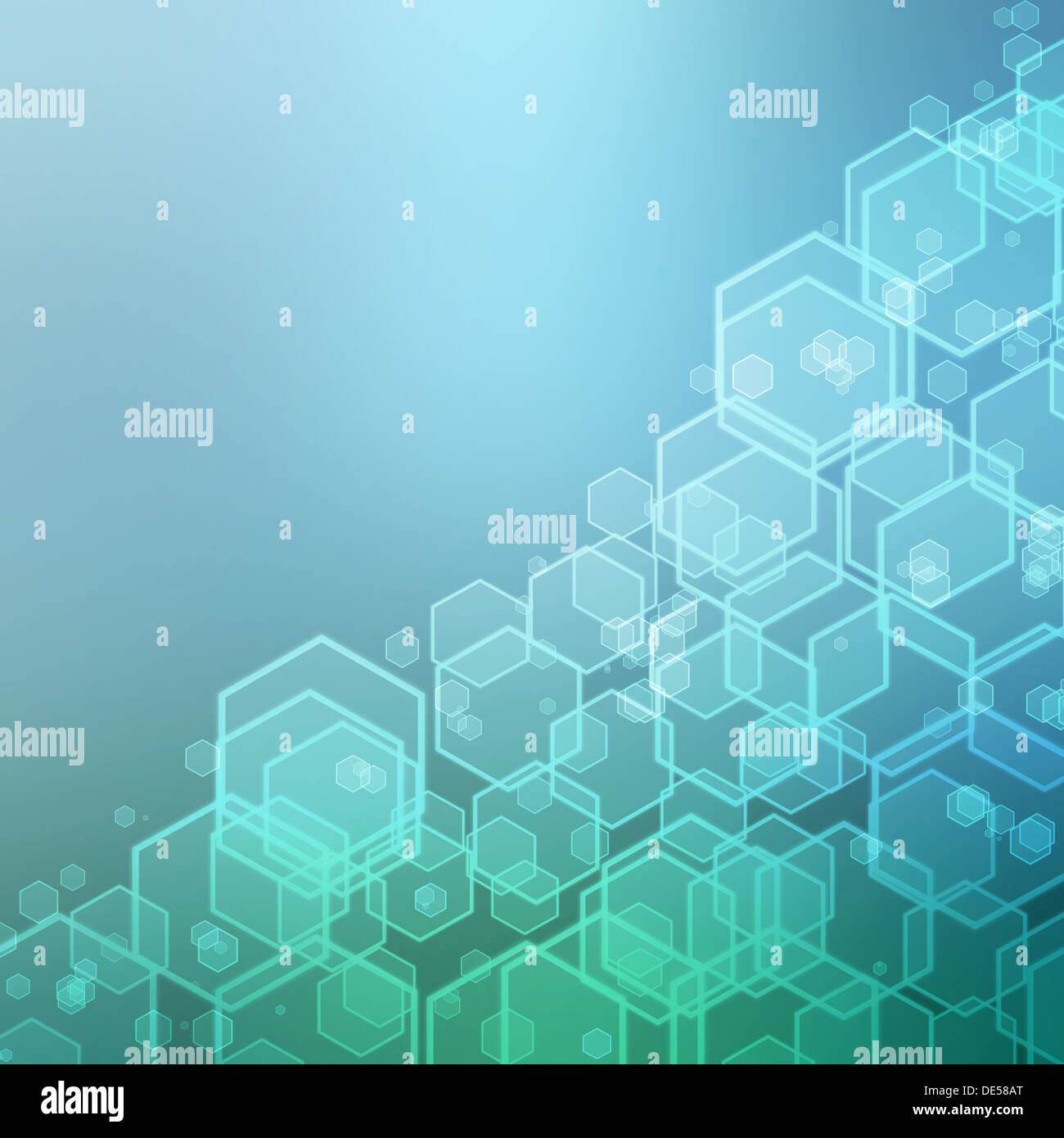 abstract background with hexagon texture Stock Photo - Alamy