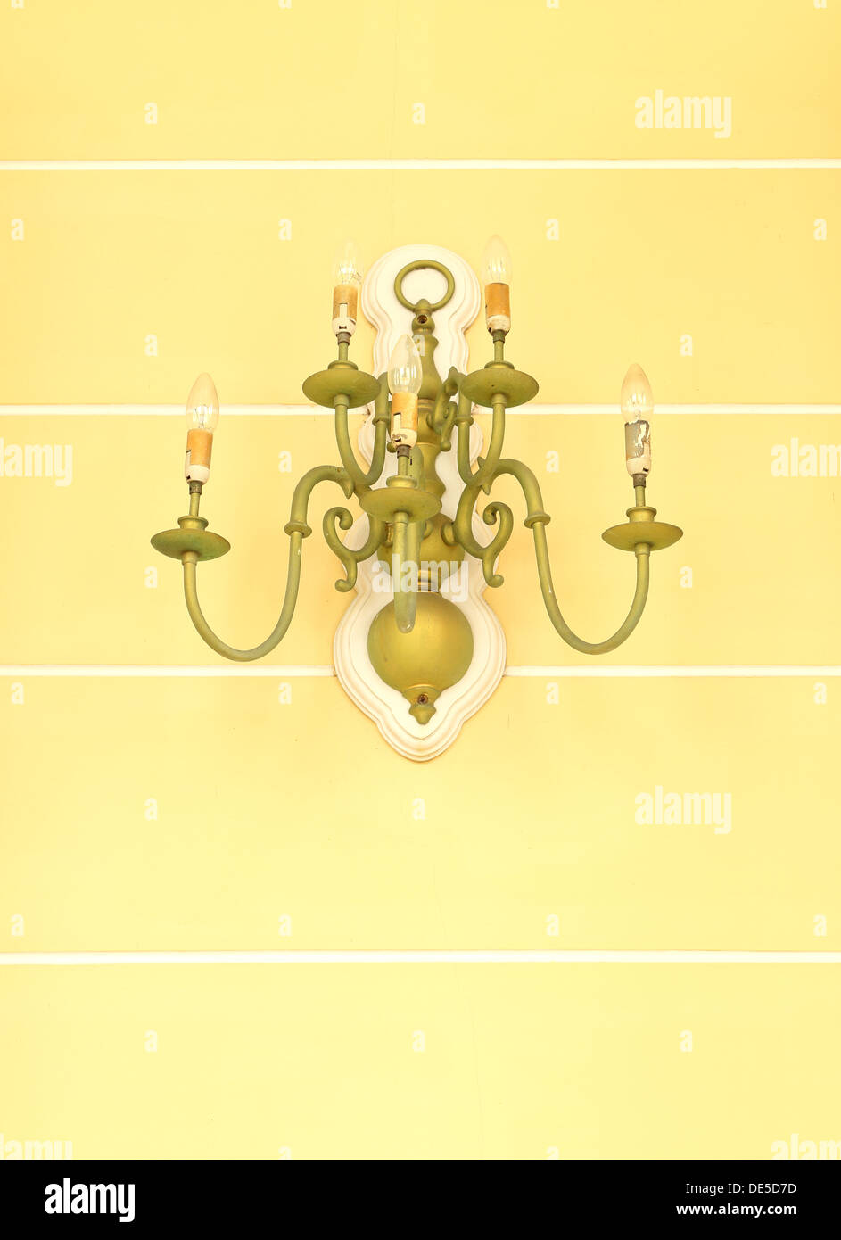 antique luxurious ornate gold wall chandelier Stock Photo Alamy