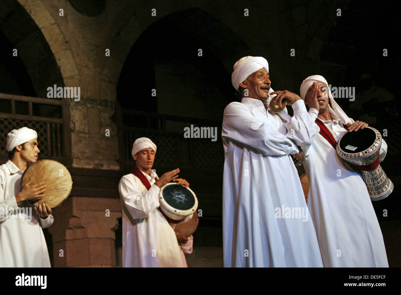 traditional dance and music of the ancient sufi tradition, Cairo Stock